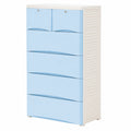 Armoire, avec rangement, coloris bleu, pour la chambre