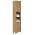 Armoire, avec rangement, en chêne, 30 x 30 x 190 cm, pour la chambre