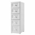Armoire, avec rangement, coloris gris et bleu, pour la chambre