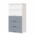 Armoire, avec rangement, coloris gris, pour la chambre