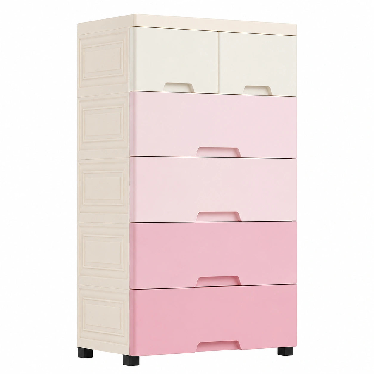 Armoire, avec rangement, coloris rose, pour la chambre