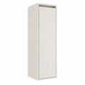 Armoire, avec rangement, 30 x 30 x 100 cm, coloris blanc, pour la chambre