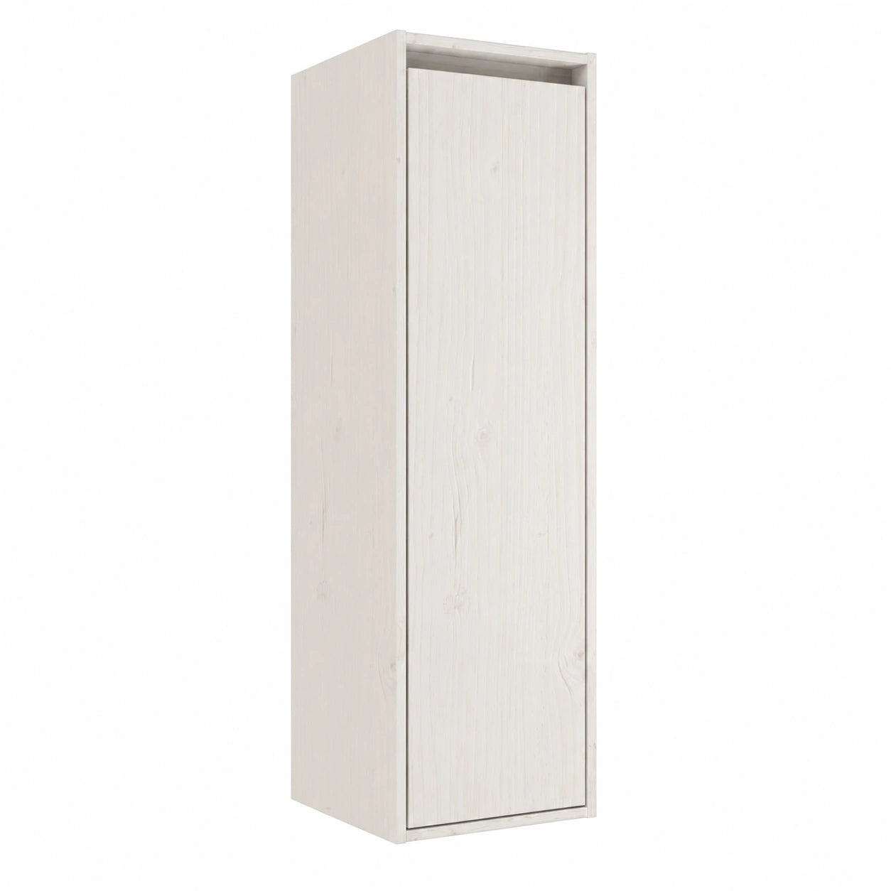 Armoire, avec rangement, 30 x 30 x 100 cm, coloris blanc, pour la chambre