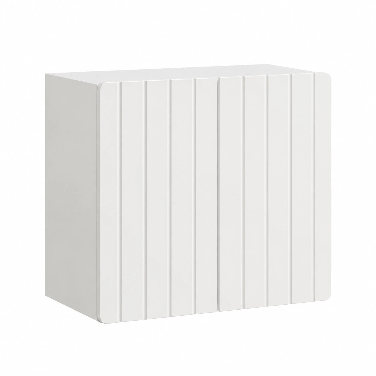 Armoire, avec rangement, avec étagères, avec portes, 59 x 31 x 64 cm, coloris blanc, pour la chambre