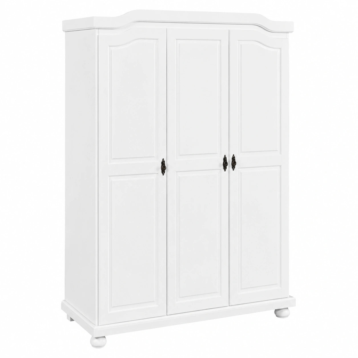 Armoire, avec portes, coloris blanc, pour la chambre