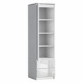 Armoire, avec rangement, avec tiroirs, avec portes, coloris blanc, pour la chambre