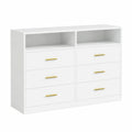 Armoire, avec rangement, avec tiroirs, avec éclairage LED, 40 x 119 x 81,2 cm, coloris blanc, pour la chambre