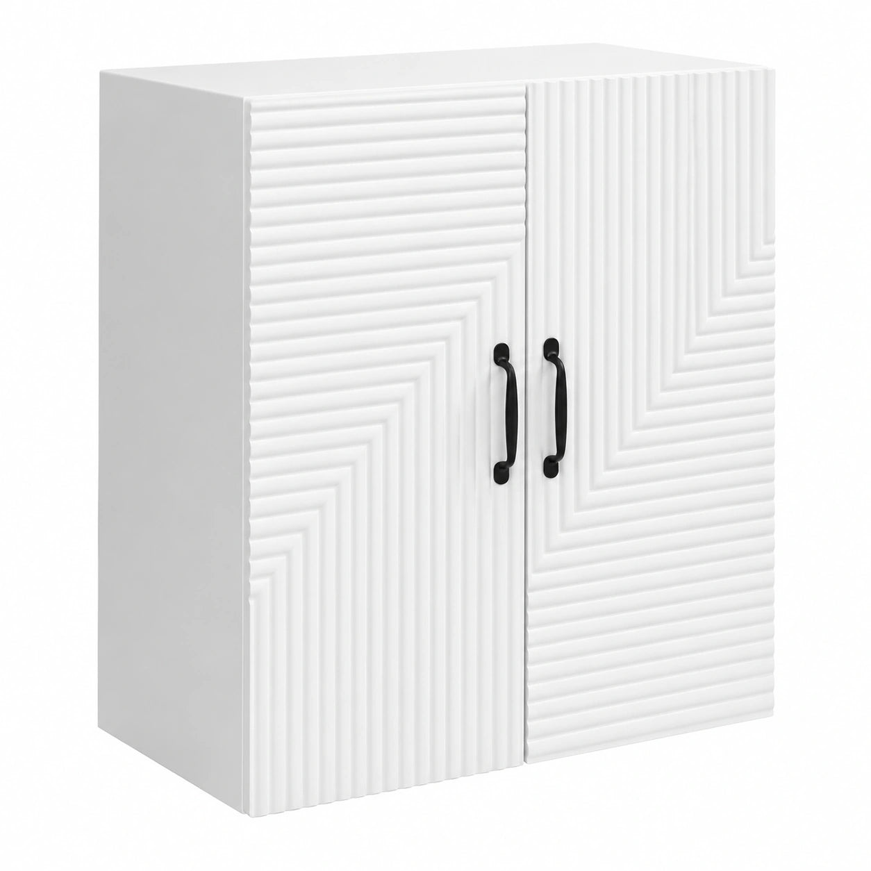 Armoire, avec rangement, avec étagères, avec portes, coloris blanc, 59 x 31 x 60 cm, pour la chambre