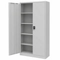 Armoire, avec rangement, en métal, 220 x 115 x 40 cm, pour la chambre