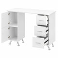 Armoire, avec rangement, avec tiroirs, coloris blanc, 108 x 45 cm, pour la chambre