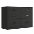 Armoire, avec tiroirs, coloris noir, 40 x 119 x 78 cm, pour la chambre