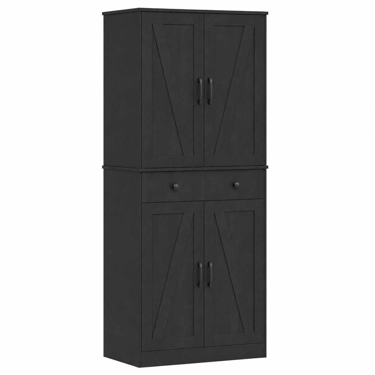 Armoire, réglable, avec rangement, avec tiroirs, coloris noir, pour la chambre
